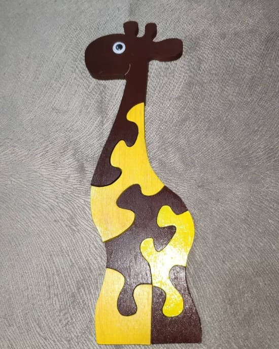Zürafa Figürlü Yapboz (Puzzle)