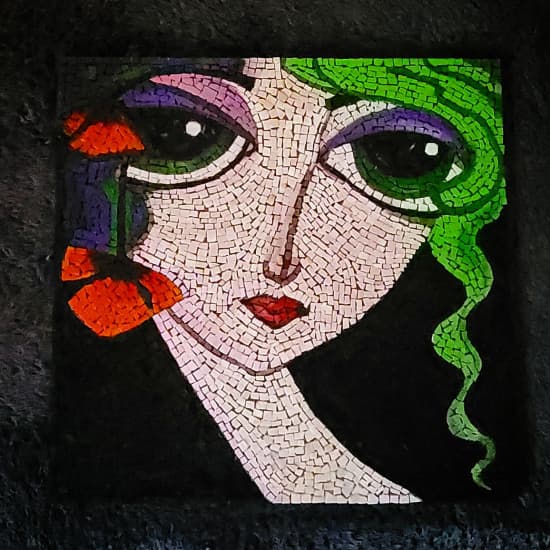 Mozaik Kadın Portre